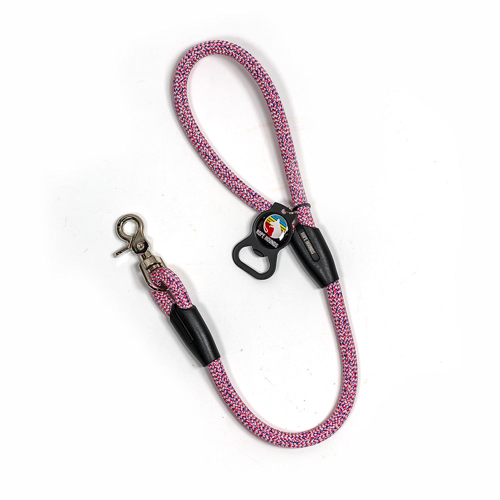 2' Dog Traffic Lead - Pinks/Purples