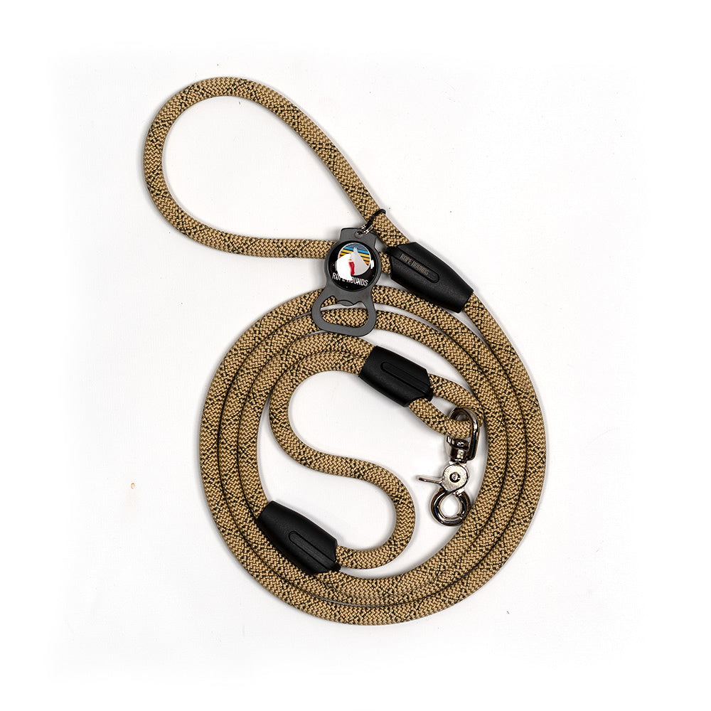 Neutral Urban Handle Rope Dog Leash | 4 ft & 6 ft – Rope Hounds