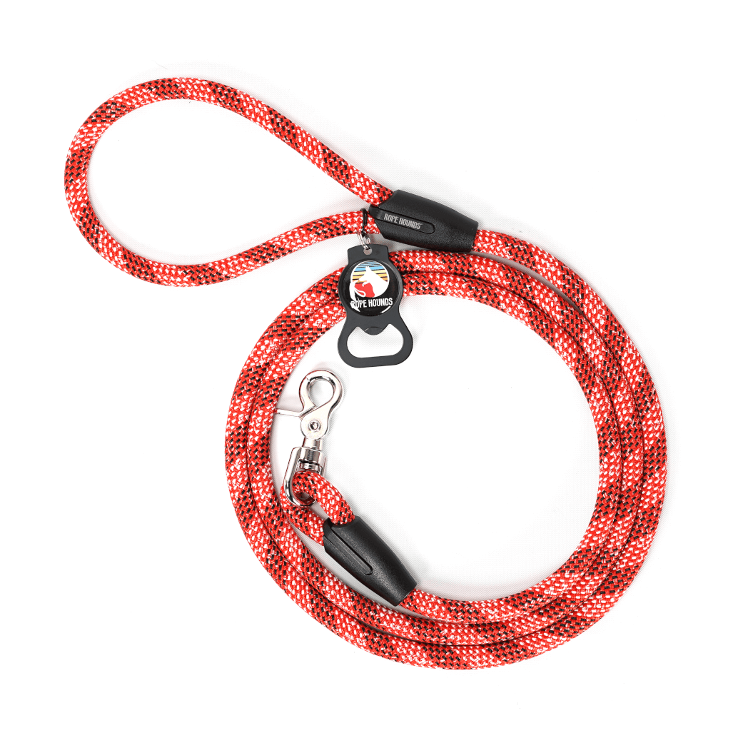 Red Classic Rope Dog leash – Rope Hounds