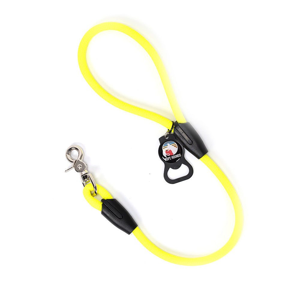2' Yellow Rope Traffic Lead / Dog Leash Rope Hounds