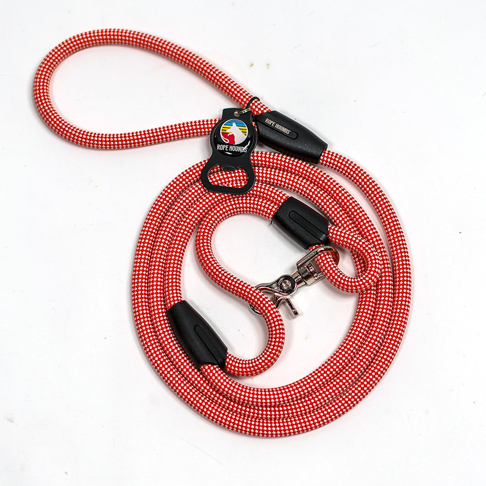 Red Urban Handle Rope Dog leash Zion Trail / 4 Foot