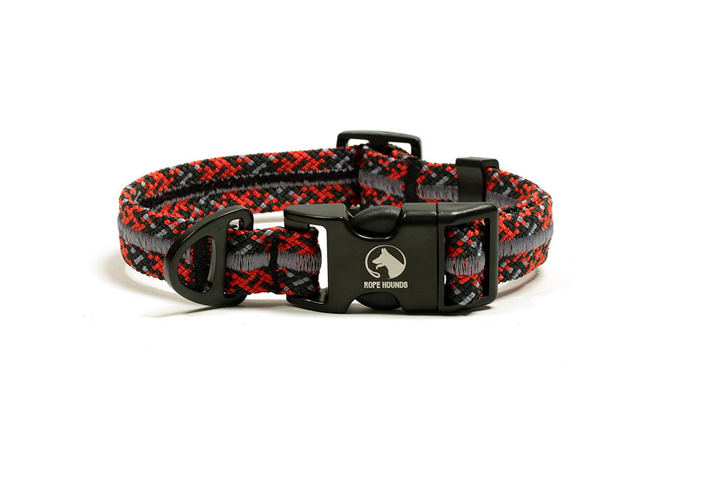 Adventure Dog Collar - Reds/Oranges