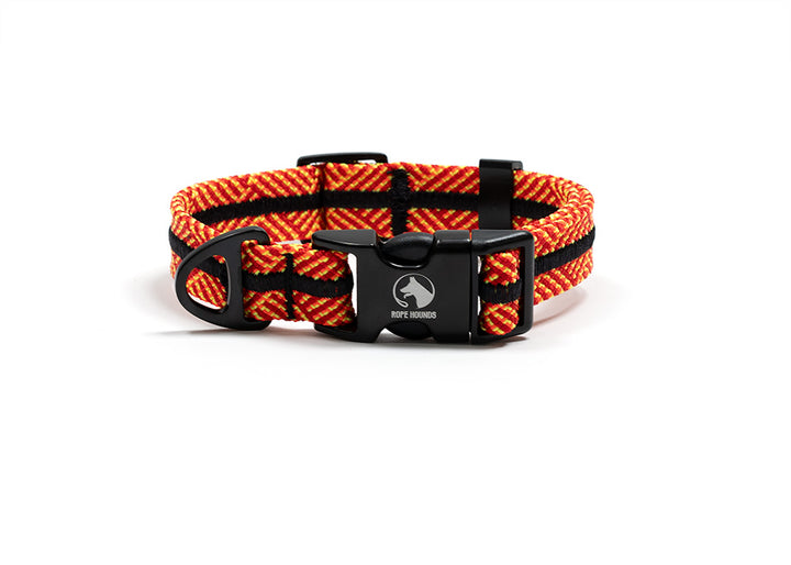 Adventure Dog Collar - Oranges
