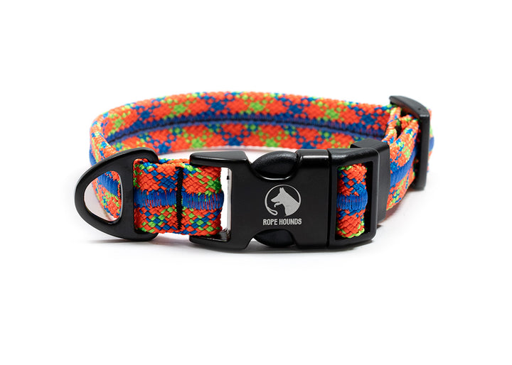 Adventure Dog Collar - Reds/Oranges