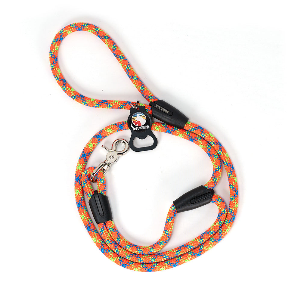 Red Urban Handle Rope Dog leash Zion Trail / 4 Foot