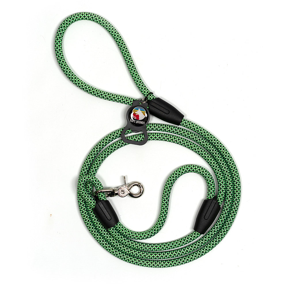 Rope Hounds Urban Handle Rope Dog Leash Tequila Lime / 6 Foot