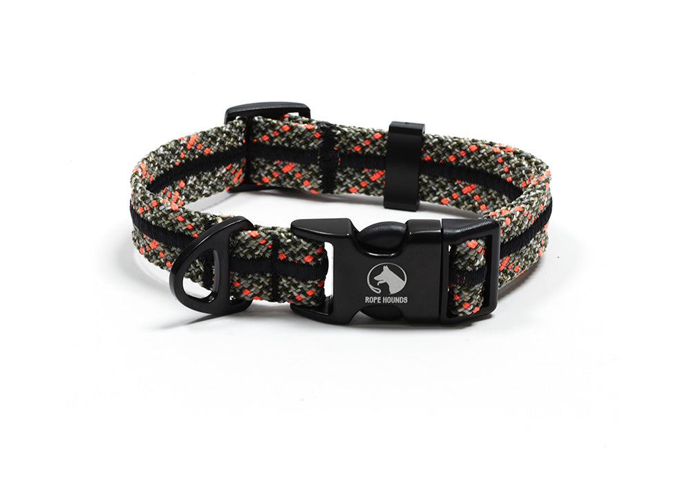 【HI FI FNK】Bear Cable Collar Knit Rope Hounds Fi Compatible Collar Band - Green