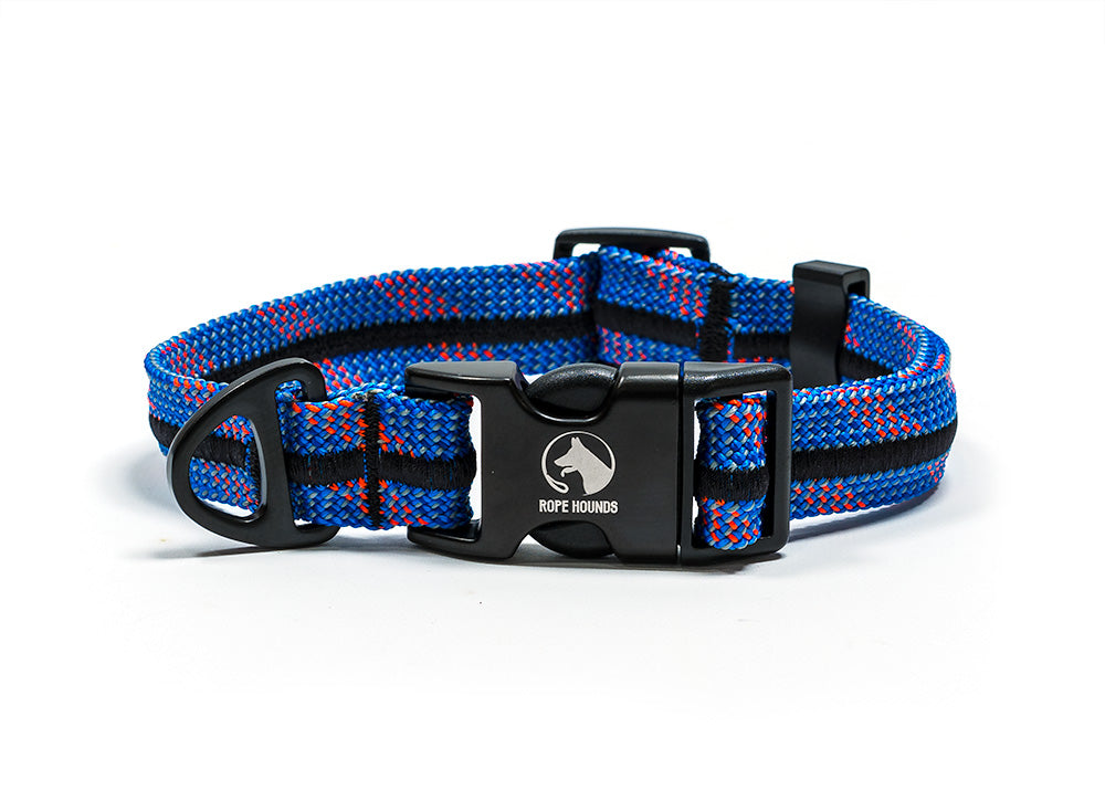 Adventure Dog Collar - Blues