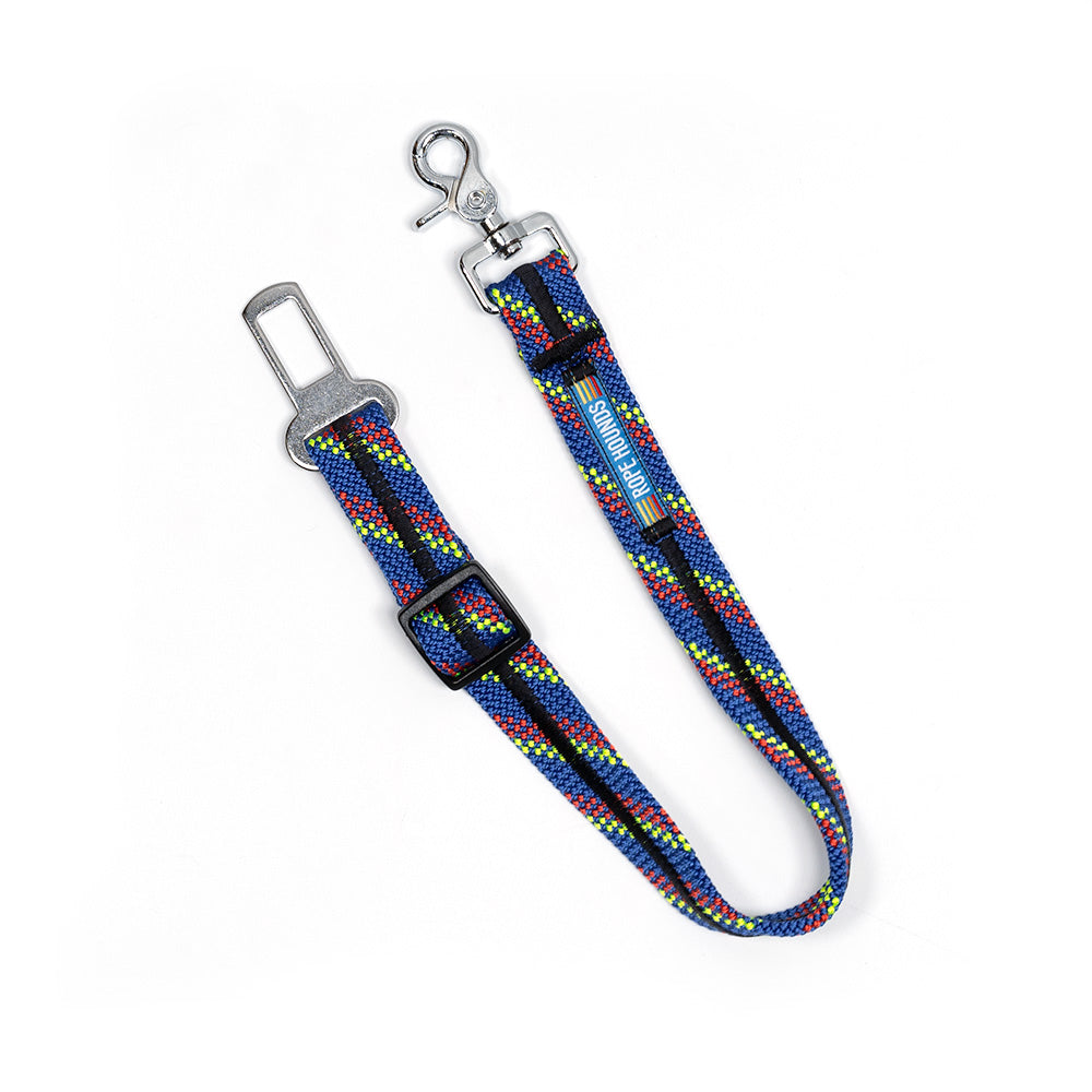 Rope Hounds Dog Seat Belt - Blue