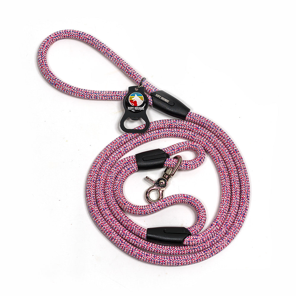 Rope Hounds Urban Handle Dog Leash | Real Climbing Rope | 4 ft & 6 ft