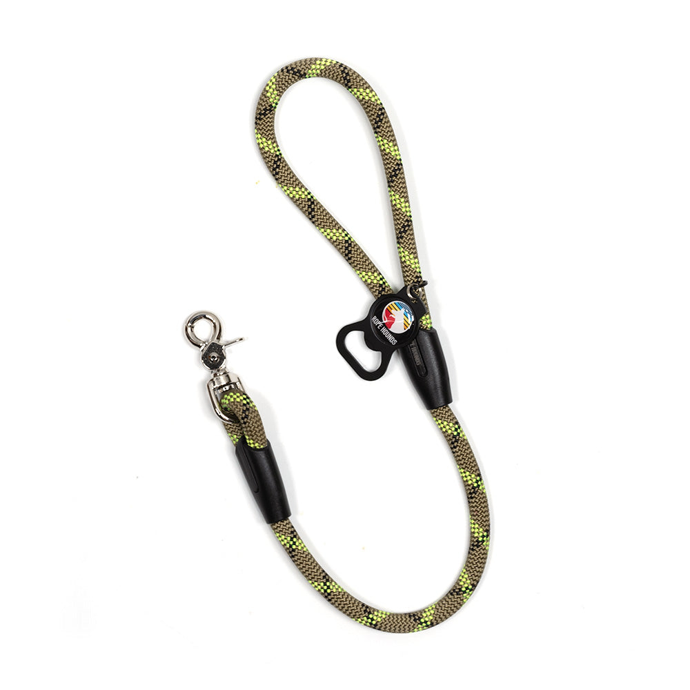 DESTINATION『LEASH MATT MEDIUM ７’』M.GRN 2' Neutrals Rope Traffic Lead / Dog Leash