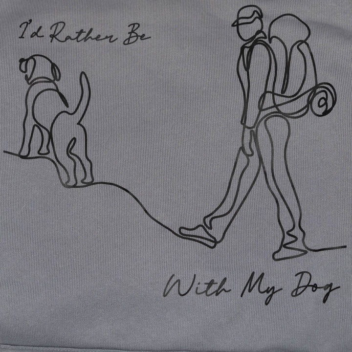 I'd Rather Be With My Dog Hoodie/Sweatshirt