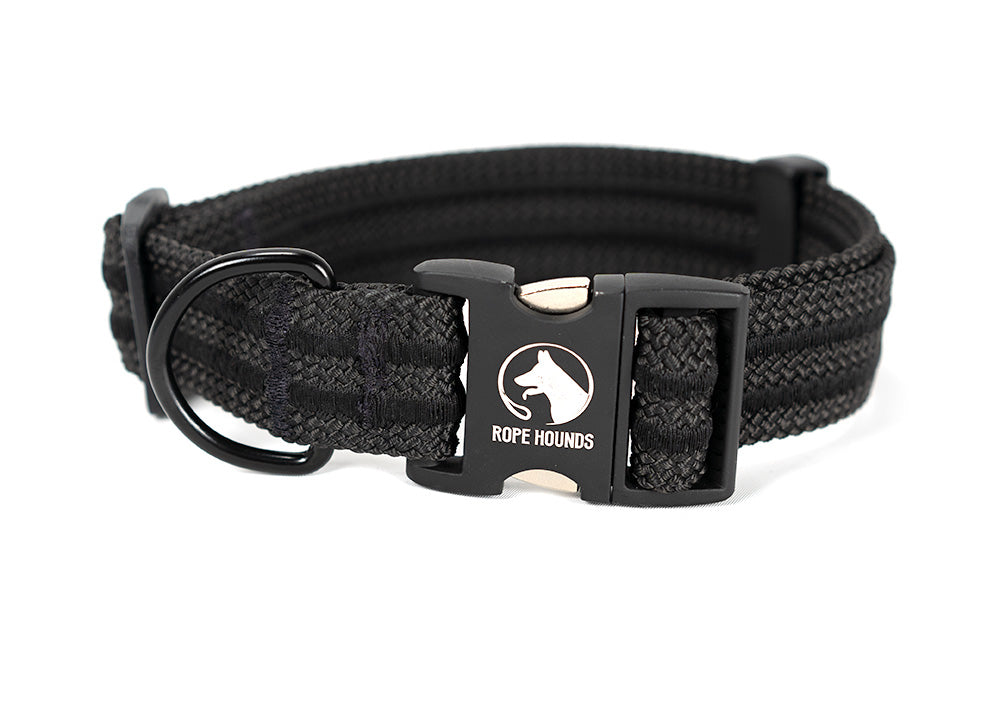 Wide Rope Dog Collar – Rope Hounds